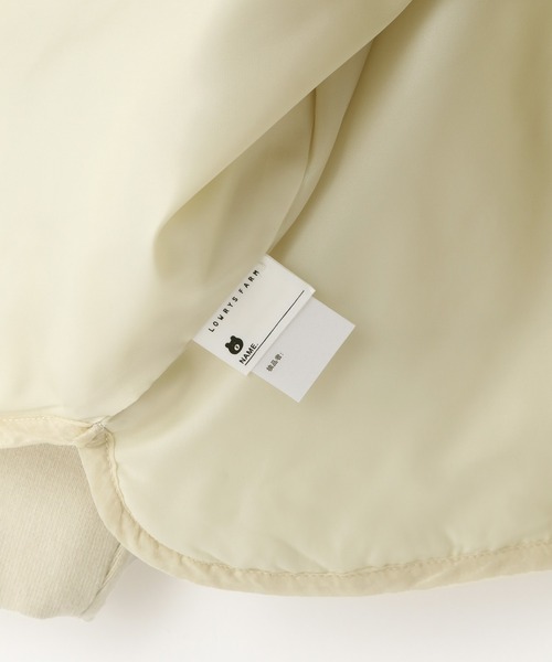 LOWRYS FARM（ローリーズファーム）の「【160-170サイズ】キルティングブルゾン　 497143（ブルゾン・キッズ・カーキ/アイボリー/ブラック・MEDIUM/LARGE）」の10枚目の写真