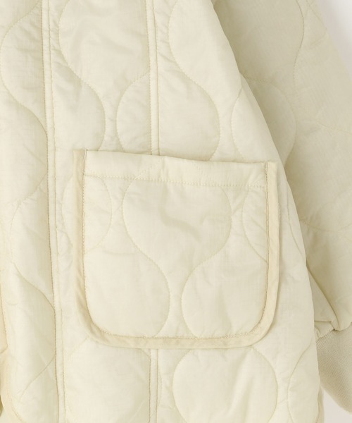LOWRYS FARM（ローリーズファーム）の「【160-170サイズ】キルティングブルゾン　 497143（ブルゾン・キッズ・カーキ/アイボリー/ブラック・MEDIUM/LARGE）」の8枚目の写真