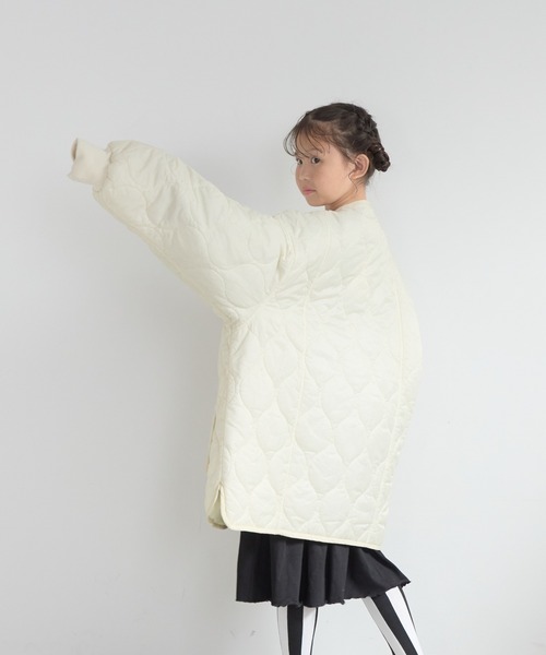 LOWRYS FARM（ローリーズファーム）の「【160-170サイズ】キルティングブルゾン　 497143（ブルゾン・キッズ・カーキ/アイボリー/ブラック・MEDIUM/LARGE）」の18枚目の写真