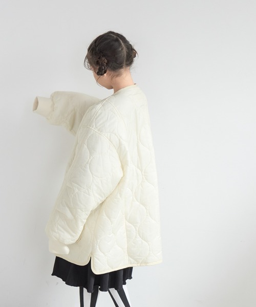 LOWRYS FARM（ローリーズファーム）の「【160-170サイズ】キルティングブルゾン　 497143（ブルゾン・キッズ・カーキ/アイボリー/ブラック・MEDIUM/LARGE）」の17枚目の写真