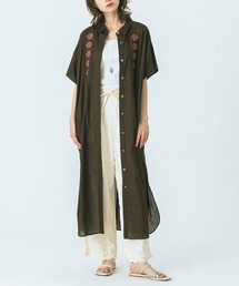 (HLAADA for ROSEBUD)CUBA EMBROIDERY SHIRT OP