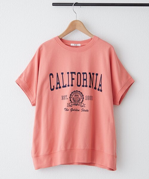 NAO(ナオ)の「【NAO】ミニ裏毛ピグメントプルオーバー(Tシャツ/カットソー・レディース・チャコールグレー/オレンジ/ネイビー/ライトグレー・FREE)」の13枚目の写真