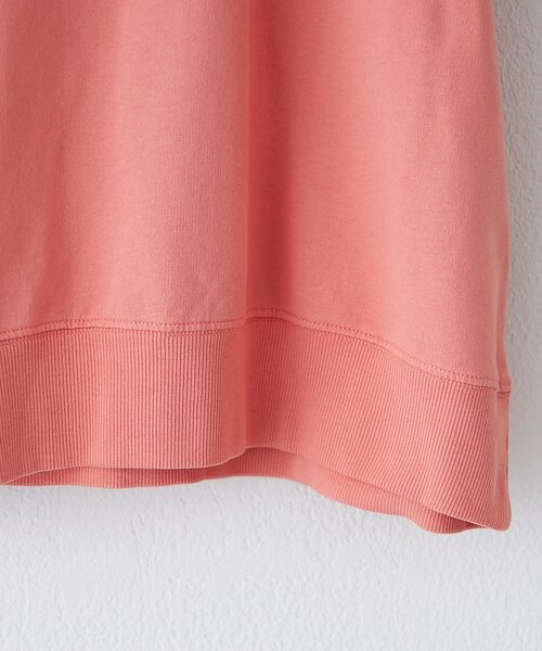 NAO(ナオ)の「【NAO】ミニ裏毛ピグメントプルオーバー(Tシャツ/カットソー・レディース・チャコールグレー/オレンジ/ネイビー/ライトグレー・FREE)」の8枚目の写真
