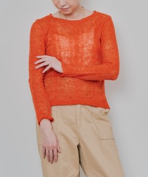 TEVALT | シアーモヘアニットトップス(ニット/セーター)