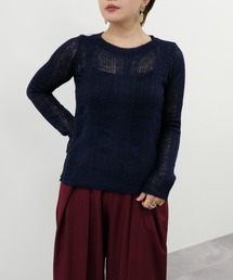 TEVALT | シアーモヘアニットトップス(ニット/セーター)