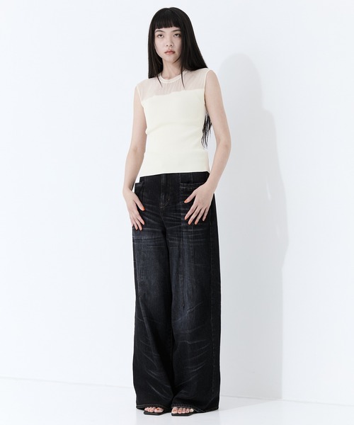 美品ナイスナイスモーメントnicenice moment タンクトップサイズ2 NICENICE MOMENT ナイスナイスモーメント “TANK TOP SHELL” タン