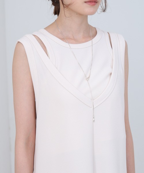 Bab(バブ)の「【S・Mサイズ展開】レイヤードSETワンピース(ワンピース・レディース・ホワイト系その他/ブラウン/ブラック・S/M)」の13枚目の写真