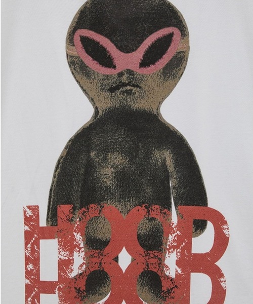 HOODHOOD（フッドフッド）の「【UNISEX】HOODHOOD／AlienOverfit Ｔ（Tシャツ/カットソー・レディース・ホワイト/ブラック/パープル・MEDIUM）」の18枚目の写真