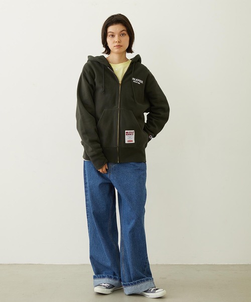 MILKFED.（ミルクフェド）の「BOYFRIEND LOOSE DENIM PANTS（デニムパンツ・レディース・ブラック/インディゴブルー/ライトインディゴブルー・S/M）」の14枚目の写真