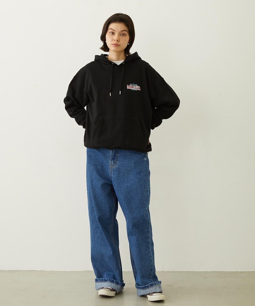 MILKFED.（ミルクフェド）の「BOYFRIEND LOOSE DENIM PANTS（デニムパンツ・レディース・ブラック/インディゴブルー/ライトインディゴブルー・S/M）」の15枚目の写真