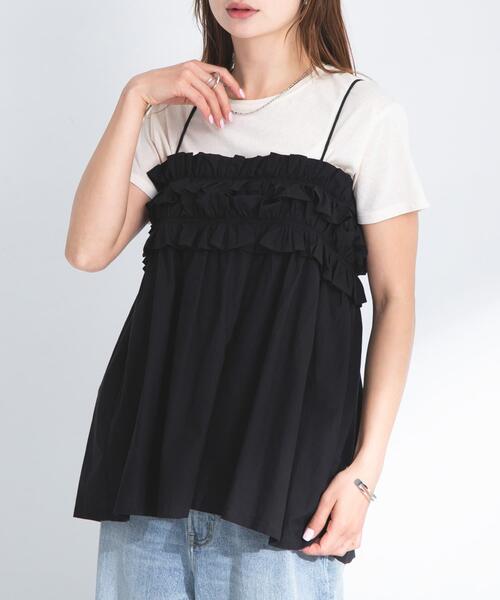 セール】コットンフリルキャミソール（キャミソール）｜URBAN RESEARCH
