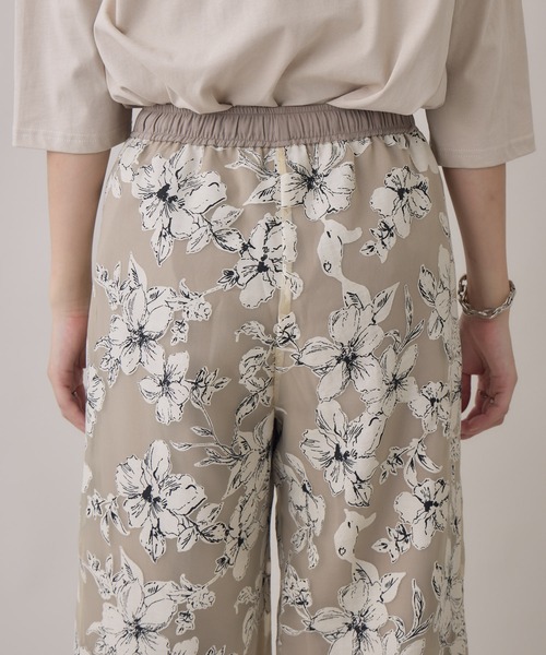 Paradise Picnic(パラダイスピクニック)の「大花柄イージーパンツ(その他パンツ・レディース・ブラック/ベージュ・FREE)」の17枚目の写真