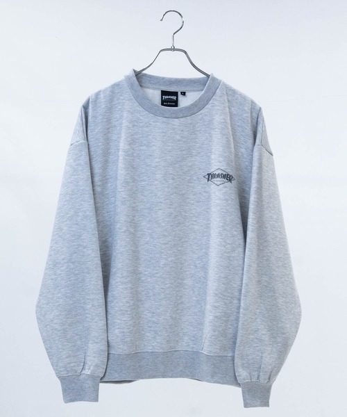 THRASHER(スラッシャー)の「【at】〔THRASHER/スラッシャー〕クラックプリント 裏起毛クルーネックスウェット ホームタウン/ダイヤ/NECKFACE(スウェット・メンズ・ライトグレー系2/ブラック系3/ブラック系1/ワイン/ブラウン系2/ブラウン系1/ホワイト系2/ホワイト系1/ライトグレー系3/ライトグレー系1/ブラック系2/ホワイト系3・LARGE/MEDIUM)」の19枚目の写真