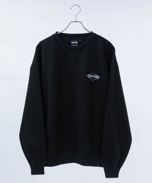 THRASHER(スラッシャー)の「【at】〔THRASHER/スラッシャー〕クラックプリント 裏起毛クルーネックスウェット ホームタウン/ダイヤ/NECKFACE(スウェット・メンズ・ライトグレー系2/ブラック系3/ブラック系1/ワイン/ブラウン系2/ブラウン系1/ホワイト系2/ホワイト系1/ライトグレー系3/ライトグレー系1/ブラック系2/ホワイト系3・LARGE/MEDIUM)」の16枚目の写真