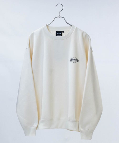 THRASHER(スラッシャー)の「【at】〔THRASHER/スラッシャー〕クラックプリント 裏起毛クルーネックスウェット ホームタウン/ダイヤ/NECKFACE(スウェット・メンズ・ライトグレー系2/ブラック系3/ブラック系1/ワイン/ブラウン系2/ブラウン系1/ホワイト系2/ホワイト系1/ライトグレー系3/ライトグレー系1/ブラック系2/ホワイト系3・LARGE/MEDIUM)」の13枚目の写真