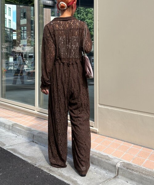 willow】レースオールインワン（サロペット/オーバーオール）｜WILLOW