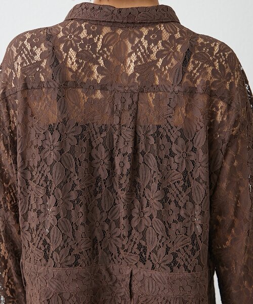 WILLOW(ウィロー)の「【willow】レースオールインワン(サロペット/オーバーオール・レディース・ベージュ/ブラウン・ONE SIZE)」の14枚目の写真