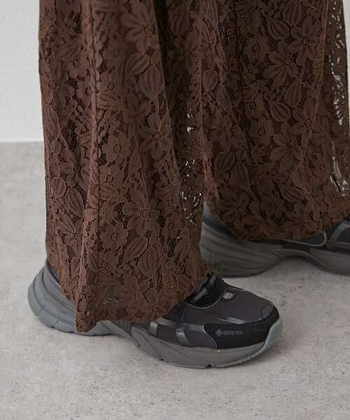 WILLOW(ウィロー)の「【willow】レースオールインワン(サロペット/オーバーオール・レディース・ベージュ/ブラウン・ONE SIZE)」の8枚目の写真