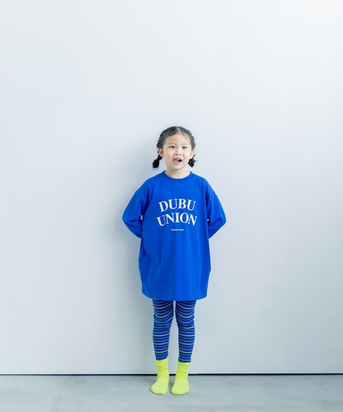 LOWRYS FARM(ローリーズファーム)の「アソートロゴプリントワンピース 581823(ワンピース・キッズ・ブラック/オフホワイト/ブルー/ピンク・110cm/120cm/130cm/140cm/150cm)」の11枚目の写真