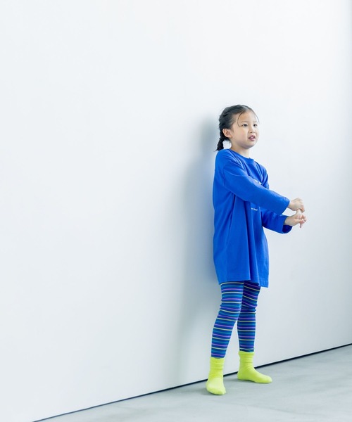 LOWRYS FARM(ローリーズファーム)の「アソートロゴプリントワンピース 581823(ワンピース・キッズ・ブラック/オフホワイト/ブルー/ピンク・110cm/120cm/130cm/140cm/150cm)」の12枚目の写真