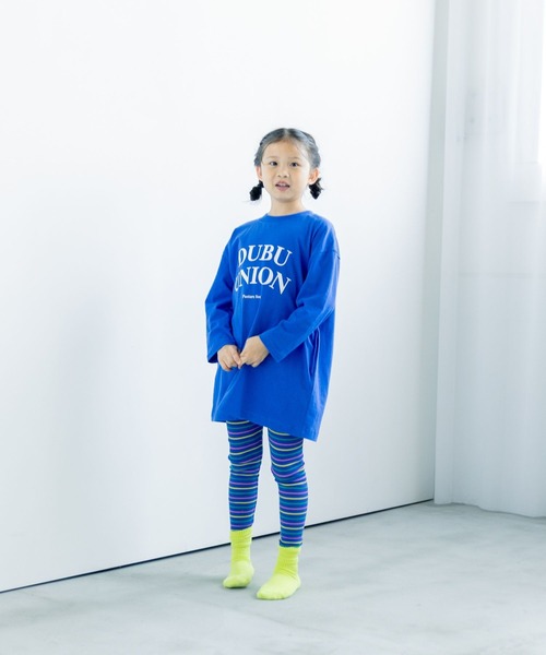 LOWRYS FARM(ローリーズファーム)の「アソートロゴプリントワンピース 581823(ワンピース・キッズ・ブラック/オフホワイト/ブルー/ピンク・110cm/120cm/130cm/140cm/150cm)」の13枚目の写真