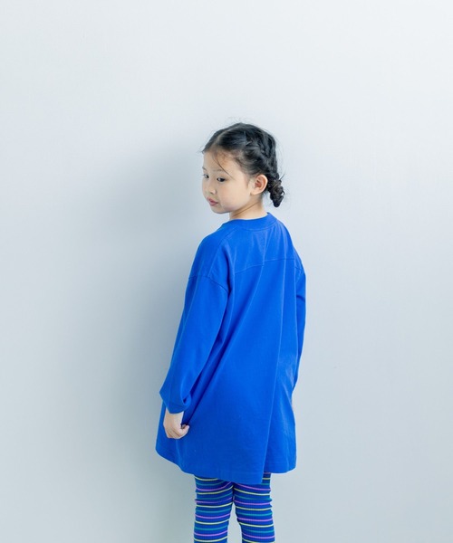 LOWRYS FARM(ローリーズファーム)の「アソートロゴプリントワンピース 581823(ワンピース・キッズ・ブラック/オフホワイト/ブルー/ピンク・110cm/120cm/130cm/140cm/150cm)」の15枚目の写真