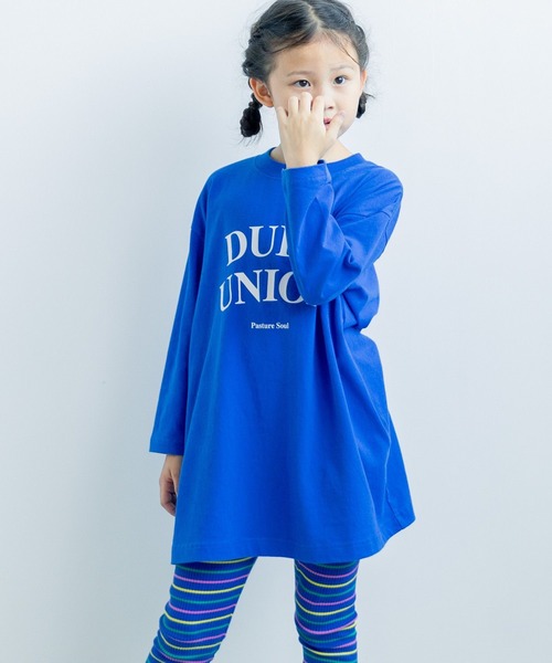 LOWRYS FARM(ローリーズファーム)の「アソートロゴプリントワンピース 581823(ワンピース・キッズ・ブラック/オフホワイト/ブルー/ピンク・110cm/120cm/130cm/140cm/150cm)」の16枚目の写真