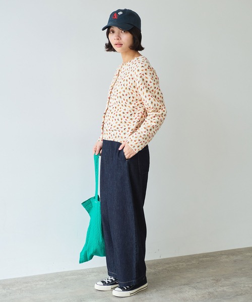 bulle de savon（ビュルデサボン）の「《early spring》hana hana プリント ニットカーディガン（カーディガン/ボレロ・レディース・アイボリー・FREE）」の9枚目の写真