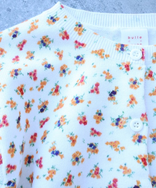 bulle de savon（ビュルデサボン）の「《early spring》hana hana プリント ニットカーディガン（カーディガン/ボレロ・レディース・アイボリー・FREE）」の20枚目の写真