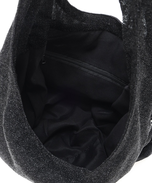 LE SOUK HOLIDAY（ルスークホリデー）の「グリッタートートBAG（トートバッグ・レディース・シルバー/ブラック・フリー）」の20枚目の写真