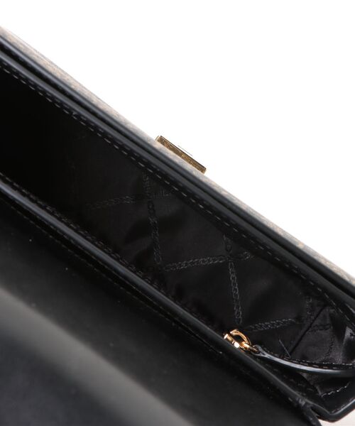 MICHAEL KORS(マイケルコース)の「DELANCEY エンパイア シグネチャーロゴ トップ ハンドル チェーン サッチェル ミディアム(ハンドバッグ・レディース・ブラック系その他・FREE)」の4枚目の写真