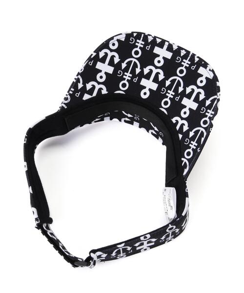 PEARLY GATES（パーリーゲイツ）の「【PEARLY GATES】ロゴアンカー柄バイザー (UNISEX)（サンバイザー・レディース・ブラック系その他・FREE）」の9枚目の写真