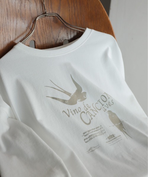 NOMBRE IMPAIR（ノンブルアンペール）の「スワローPT　長袖TEE（Tシャツ/カットソー・レディース・シルバー/ゴールド・FREE）」の2枚目の写真