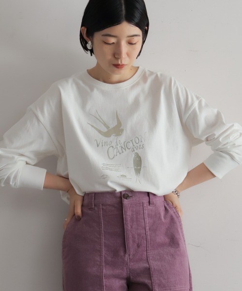 NOMBRE IMPAIR（ノンブルアンペール）の「スワローPT　長袖TEE（Tシャツ/カットソー・レディース・シルバー/ゴールド・FREE）」の7枚目の写真