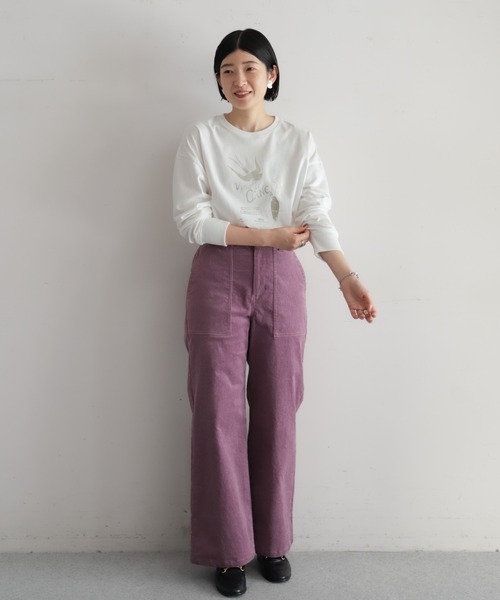 NOMBRE IMPAIR（ノンブルアンペール）の「スワローPT　長袖TEE（Tシャツ/カットソー・レディース・シルバー/ゴールド・FREE）」の9枚目の写真