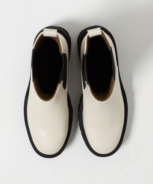 ODETTE E ODILE(オデットエオディール)の「チェルシー ショートブーツ55↑(ブーツ・レディース・ダークブラウン/オフホワイト/ブラック・24.5cm/23.5cm/22.5cm/22cm/23cm/24cm/25cm)」の8枚目の写真