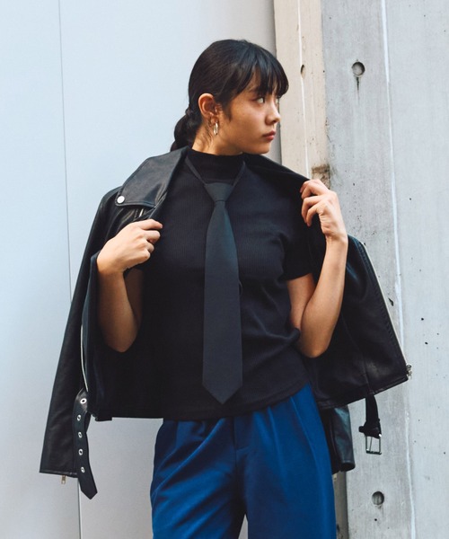 PUNYUS（プニュズ）の「ダブルライダースジャケット（ライダースジャケット・レディース・ブラック・2/1/4/3）」の15枚目の写真