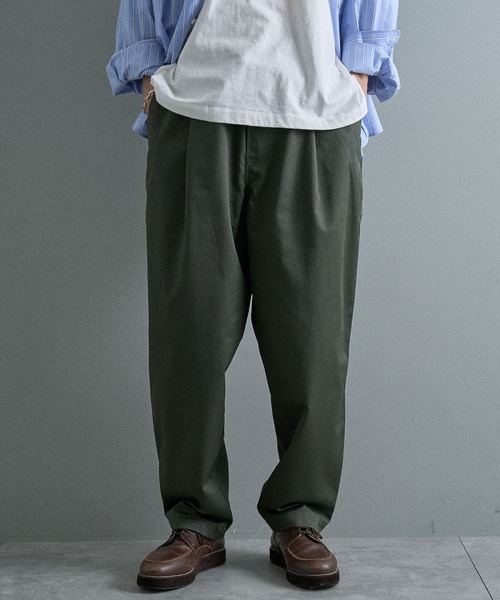 CRAFT STANDARD BOUTIQUE（クラフトスタンダードブティック）の「イージーワイドテーパードパンツ（その他パンツ・メンズ・カーキ/ブラック/ベージュ・S/L/M）」の16枚目の写真