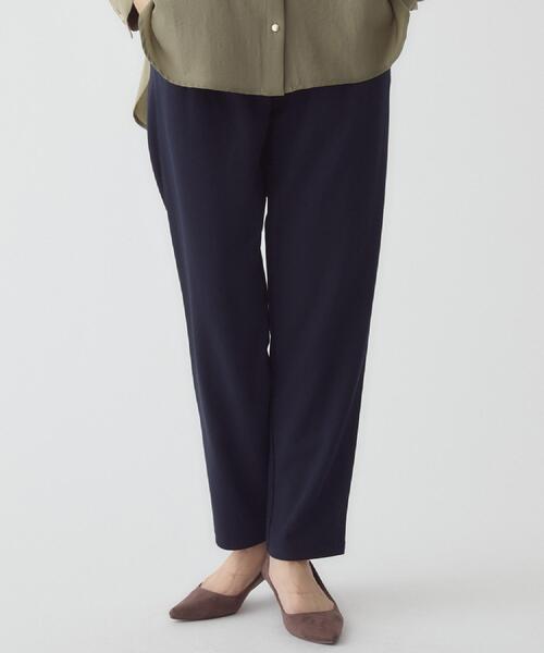 THE SHOP TK (ザ ショップ ティーケー )の「【着るだけでコーディネートが決まる】スキッパーブラウス&パンツセット(セットアップ・レディース・ブラウン系その他/ブラック/ネイビー系5・14/13/12)」の14枚目の写真