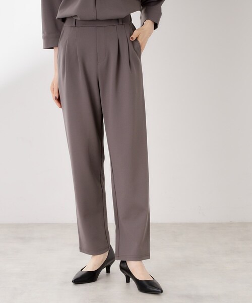 THE SHOP TK (ザ ショップ ティーケー )の「【着るだけでコーディネートが決まる】スキッパーブラウス&パンツセット(セットアップ・レディース・ブラウン系その他/ブラック/ネイビー系5・14/13/12)」の21枚目の写真