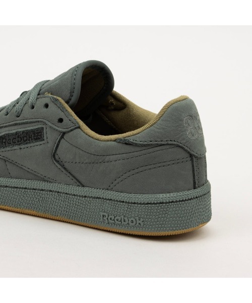 Reebok(リーボック)の「クラブシー 85 ヴィンテージ / CLUB C 85 VINTAGE(スニーカー・メンズ・モスグリーン/ブラック・23.0cm/23.5cm/24.5cm/24.0cm/25.0cm/25.5cm/26.0cm/26.5cm/27.0cm/27.5cm/28.0cm/28.5cm)」の13枚目の写真