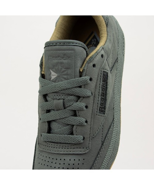 Reebok(リーボック)の「クラブシー 85 ヴィンテージ / CLUB C 85 VINTAGE(スニーカー・メンズ・モスグリーン/ブラック・23.0cm/23.5cm/24.5cm/24.0cm/25.0cm/25.5cm/26.0cm/26.5cm/27.0cm/27.5cm/28.0cm/28.5cm)」の14枚目の写真
