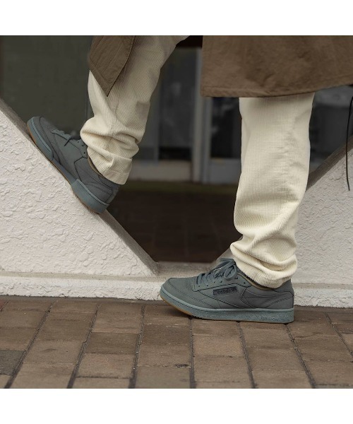 Reebok(リーボック)の「クラブシー 85 ヴィンテージ / CLUB C 85 VINTAGE(スニーカー・メンズ・モスグリーン/ブラック・23.0cm/23.5cm/24.5cm/24.0cm/25.0cm/25.5cm/26.0cm/26.5cm/27.0cm/27.5cm/28.0cm/28.5cm)」の9枚目の写真