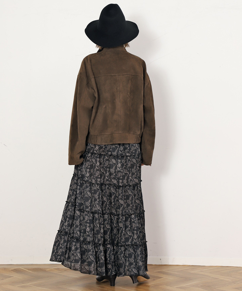 Couture d'adam（クチュールドアダム）の「【COUTURE D'ADAM/クチュールドアダム】Tiered Skirt Dress Paisl（スカート・レディース・ブラック・FREE）」の20枚目の写真