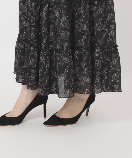 Couture d'adam（クチュールドアダム）の「【COUTURE D'ADAM/クチュールドアダム】Tiered Skirt Dress Paisl（スカート・レディース・ブラック・FREE）」の7枚目の写真