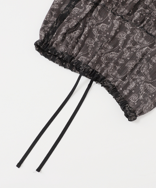 Couture d'adam（クチュールドアダム）の「【COUTURE D'ADAM/クチュールドアダム】Tiered Skirt Dress Paisl（スカート・レディース・ブラック・FREE）」の8枚目の写真