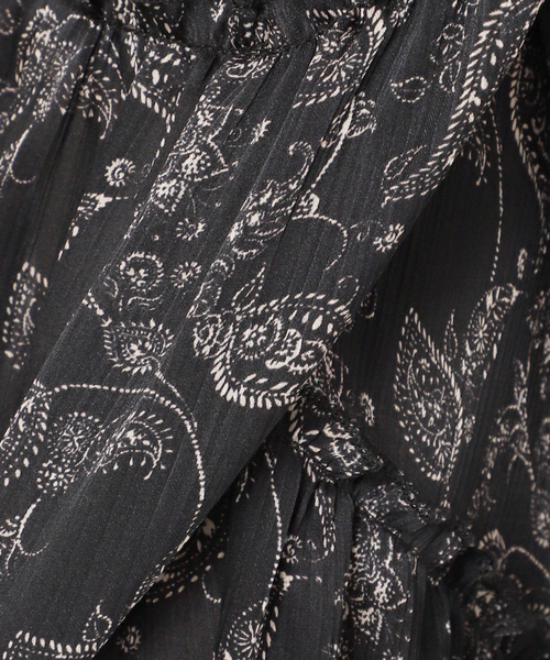 Couture d'adam（クチュールドアダム）の「【COUTURE D'ADAM/クチュールドアダム】Tiered Skirt Dress Paisl（スカート・レディース・ブラック・FREE）」の11枚目の写真