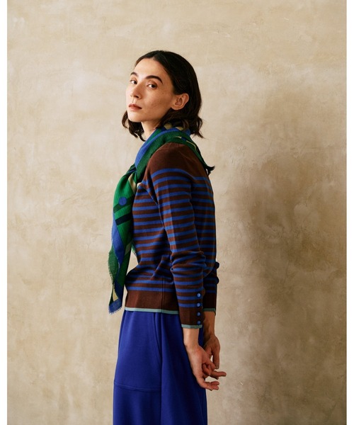 LA MARINE FRANCAISE(マリン フランセーズ)の「バイカラープルオーバー(ニット/セーター・レディース・ミント/ブラウン/チャコールグレー・FREE)」の10枚目の写真