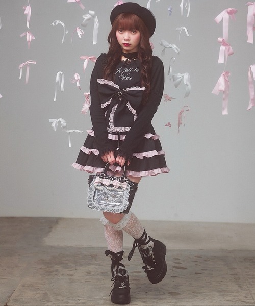Ank Rouge(アンクルージュ)の「ハートクロススニーカー(スニーカー・レディース・ブラック/ホワイト・M/L)」の21枚目の写真