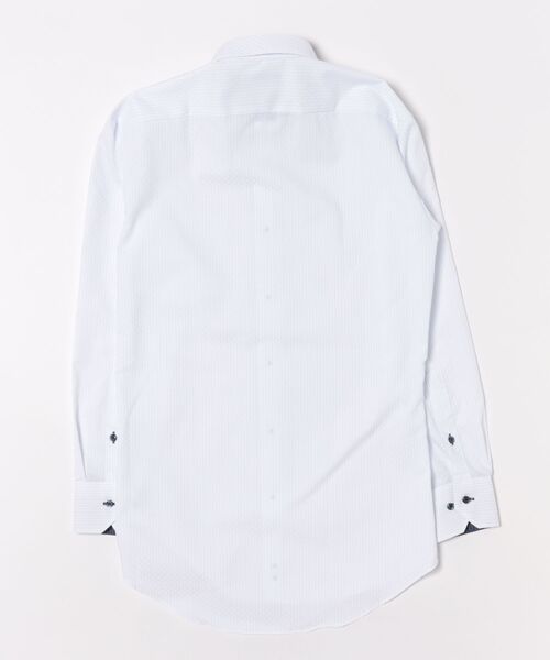 TOKYO SHIRTS(トウキョウシャツ)の「【超形態安定】 形態安定ノンアイロン ボタンダウン 長袖ビジネスワイシャツ(ビジネスシャツ・メンズ・サックスブルー・首回り39cm-裄丈80cm/首回り39cm-裄丈84cm/首回り41cm-裄丈82cm/首回り41cm-裄丈86cm/首回り42cm-裄丈82cm/首回り42cm-裄丈86cm/首回り43cm-裄丈82cm/首回り43cm-裄丈86cm/首回り37cm-裄丈80cm/首回り37cm-裄丈84cm)」の7枚目の写真